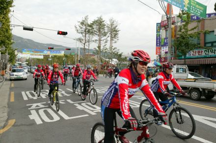 구청장기자전거 대회 의 사진