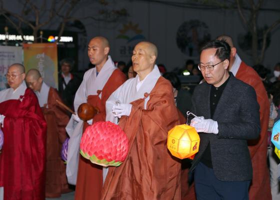 2024년 부처님 오신 날 기념 조형물 점등식 의 사진28