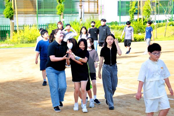 건강증진학교 탑동초등학교 현장방문 의 사진3