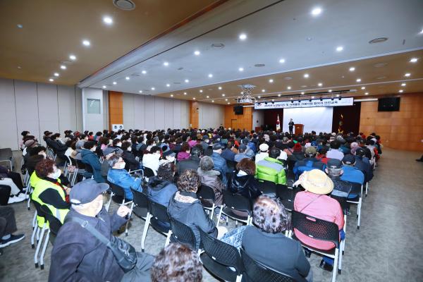 (사)대한노인회 금천구지회 노인일자리 및 사회활동 지원사업 참여자 안전교육 의 사진