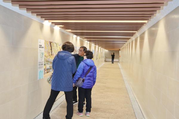 호암로 안심지하보도 조성공사 준공기념 커팅식 대표사진