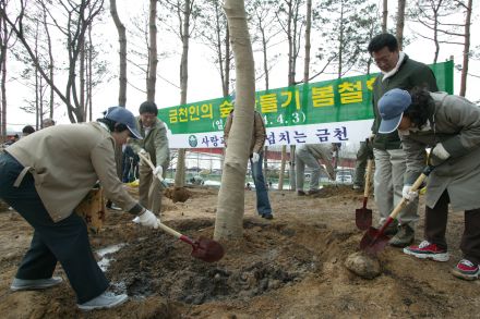 2004 서울의 숲 시민가족 나무심 의 사진14