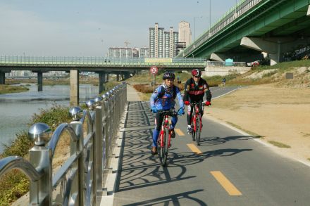 금천한내(안양천) 자전거도로 의 사진1