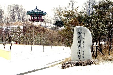 체육공원 설경 의 사진2