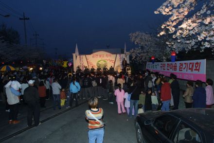 벚꽃축제 불꽃놀이 의 사진82