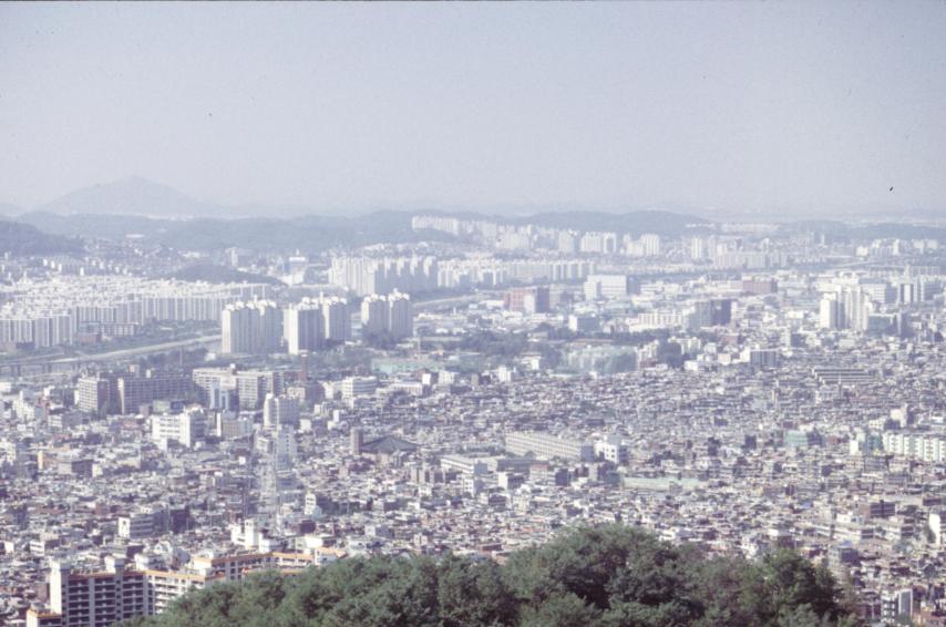 1996년 호암산에서 바라본 금천 의 사진