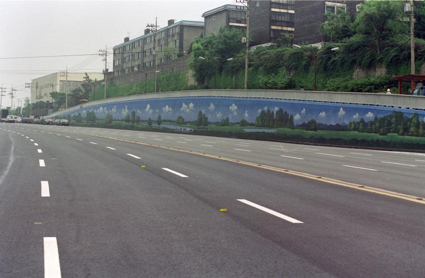 2000년 박미고개벽화(금천폭포공원 부지) 의 사진1
