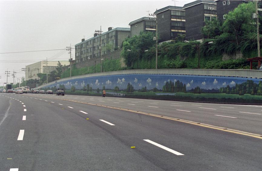 2000년 박미고개벽화(금천폭포공원 부지) 의 사진2