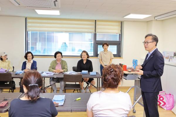 복숭아마을 금천시민대학 운영 현장방문 의 사진